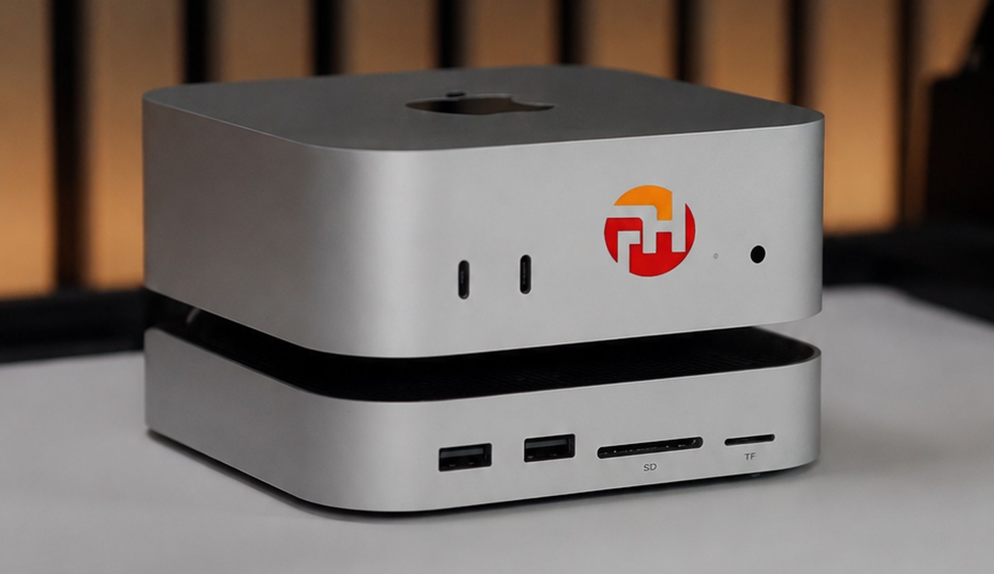 Phantomhive-branded Mac mini running a local AI server